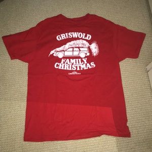 Christmas vacation red T-shirt